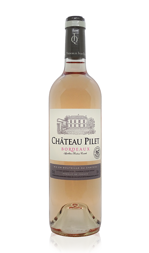 rosé de bordezaux chateau pilet vin en culture raisonné